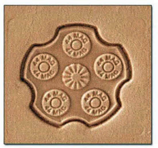 Discontinued 44 Cylinder Craftool 3-D Stamp Tandy Leather 8591-00