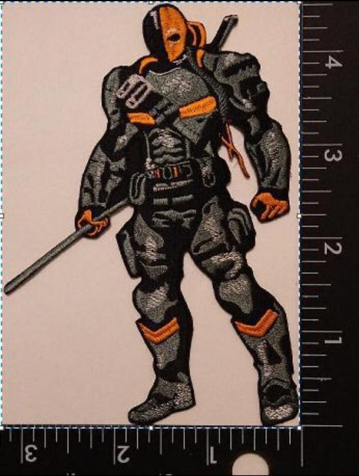 Deathstroke Patch Embroidery Iron/Sew On Quality Patch Fast Shipping