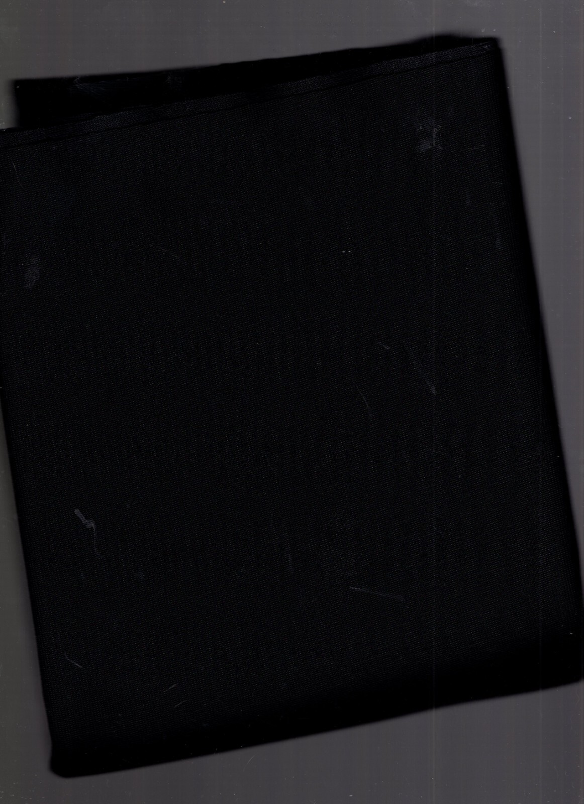 1 yard doubleknit no stretch 100% polyester 60″ wide fabric black