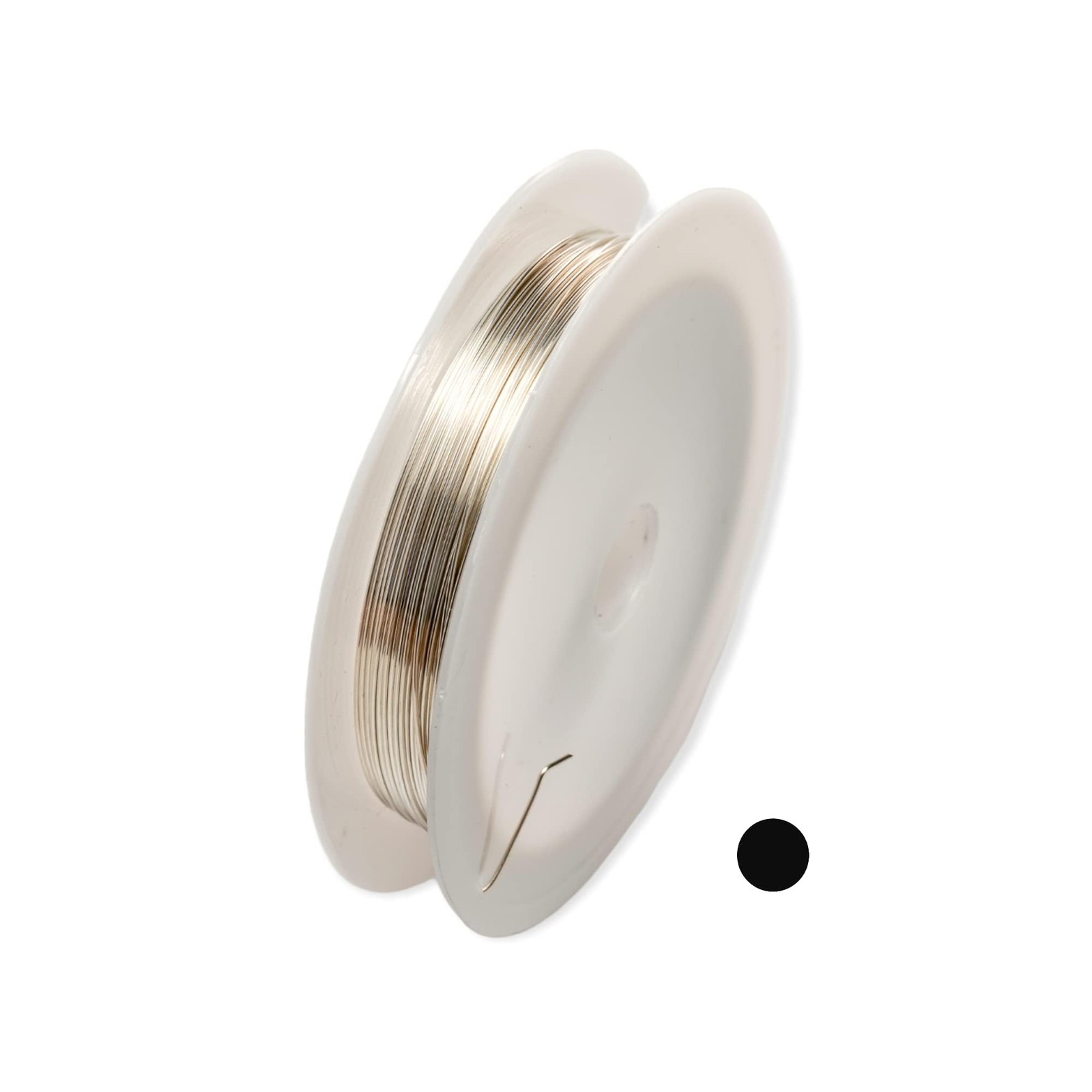 Craft Wire 100FT 28 Gauge 925 Sterling Silver Round Dead Soft USA