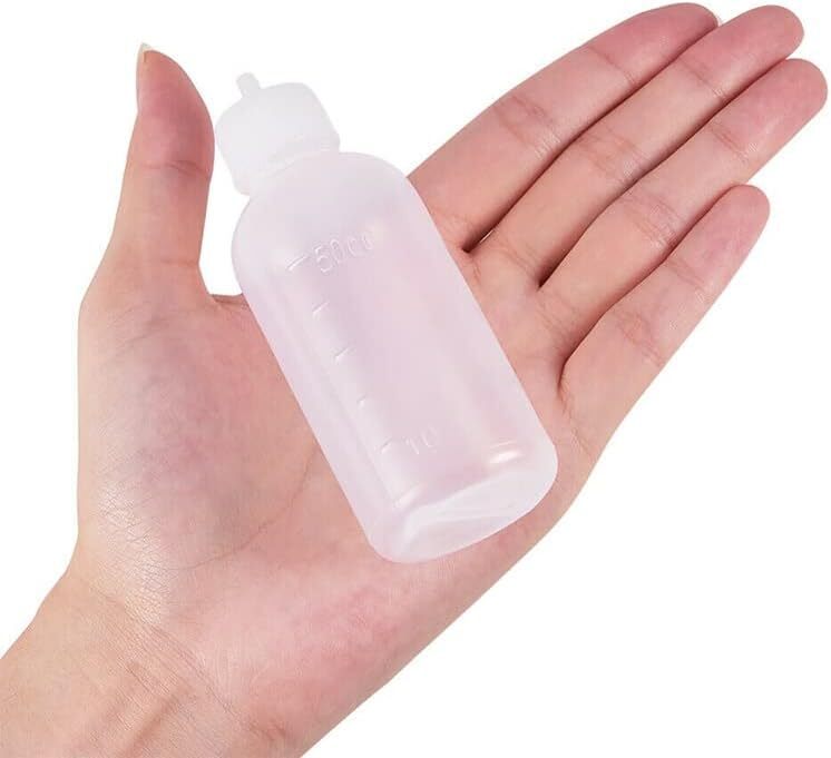50ml Precision Applicator Bottles, 10Pcs Needle Tip Squeeze Bottle Squeeze