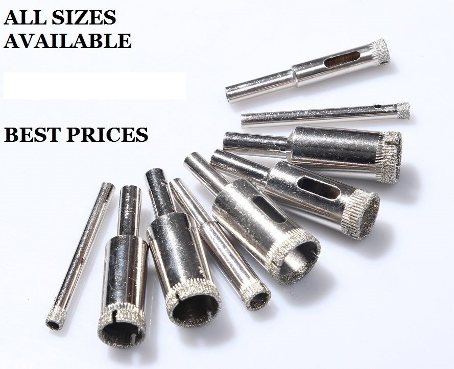 Diamond Hole Saw Drill Bit Tile Glass 3/8 3/4 1/2 1 2 3 4 5 6 7 8 inch All Sizes