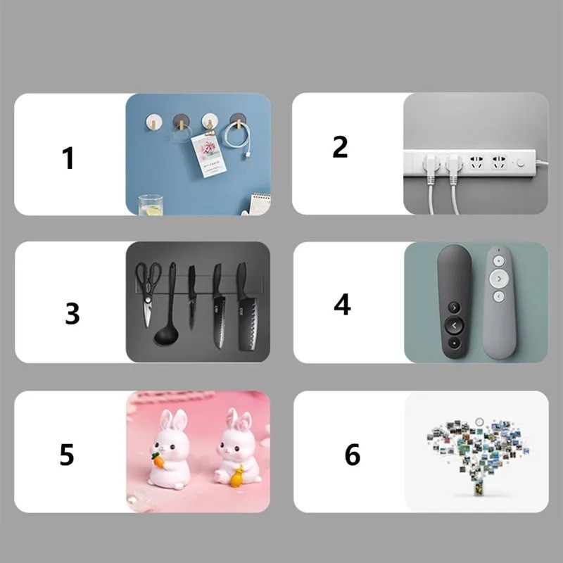 Heavy Duty Double-Sided Nano Tape Reusable Strong Stick Mounting Gel Clear UK