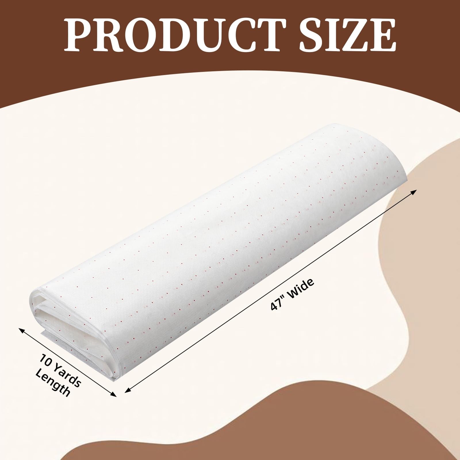47 Inches x 10 Yards Non Woven Precut Pattern Drafting for Sewing Copying Alt…