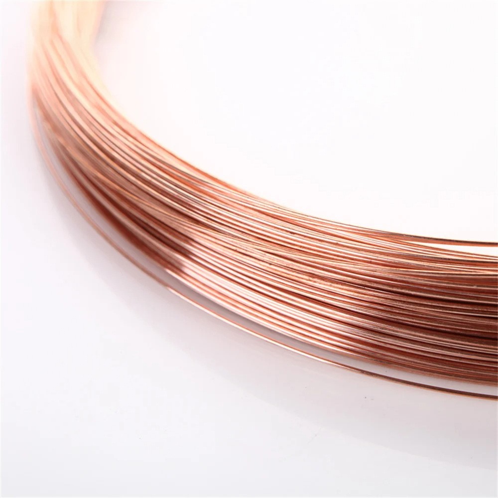 Pure Copper Wire Bare Uncoated Assorted Sizes Ø 0.2-5mm Round Solid Copper Wire