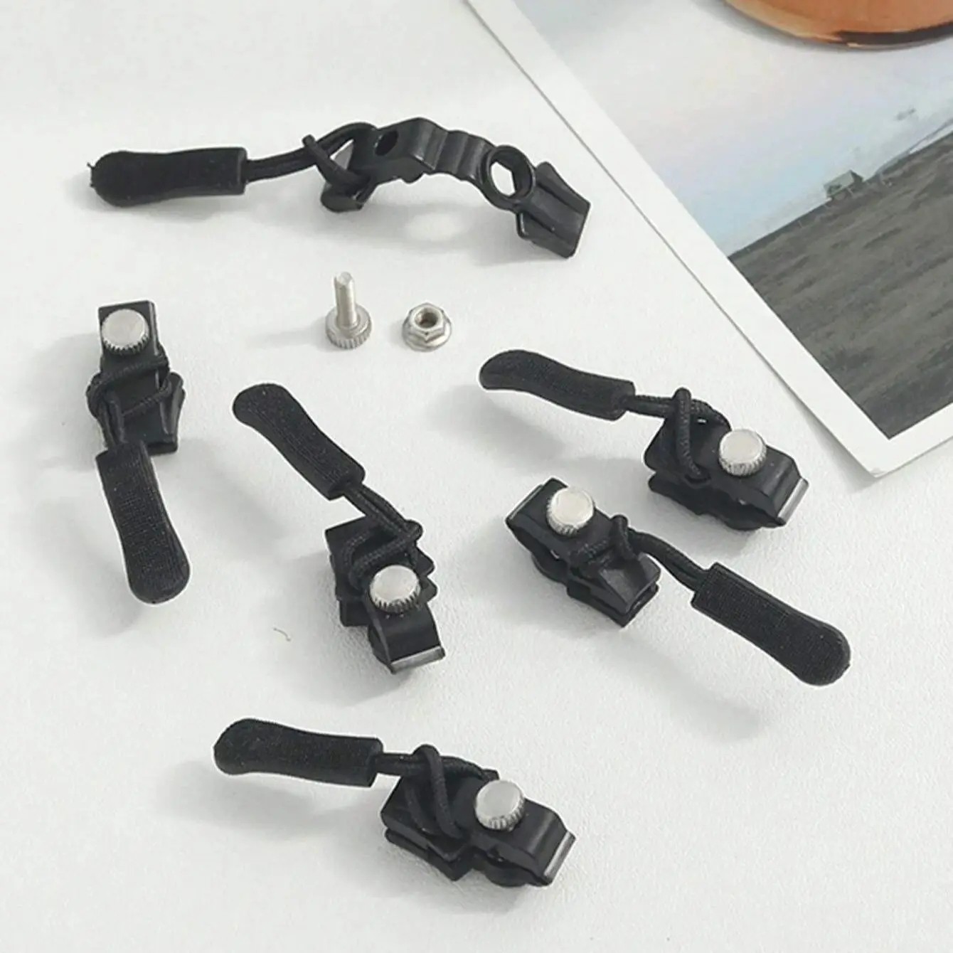 12 Pack Universal Quick Fix Zipper Repair Kit Detachable Slider Replacement