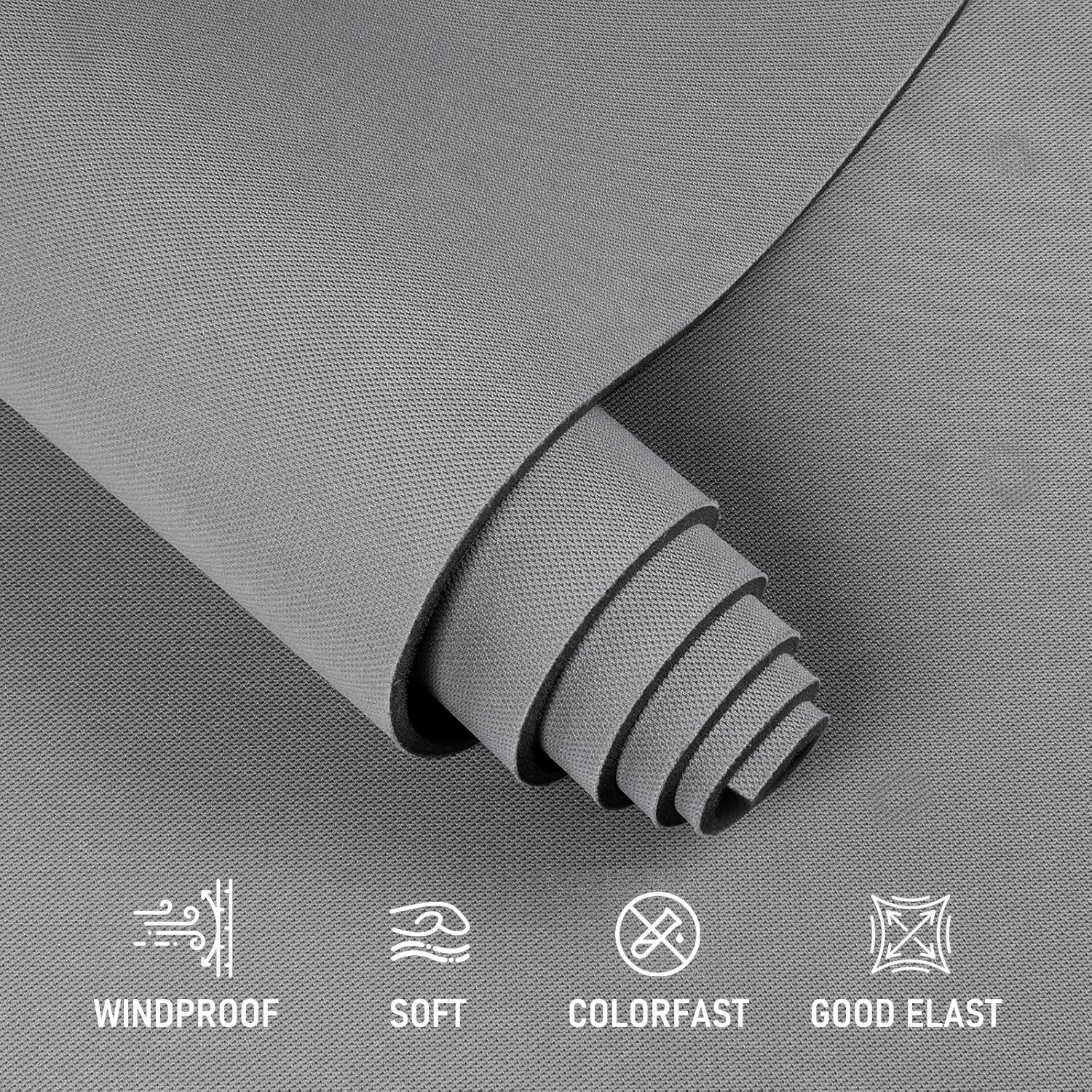 Gray Automotive Interior Headliner Repair Materials for All Vehicles Boat Home