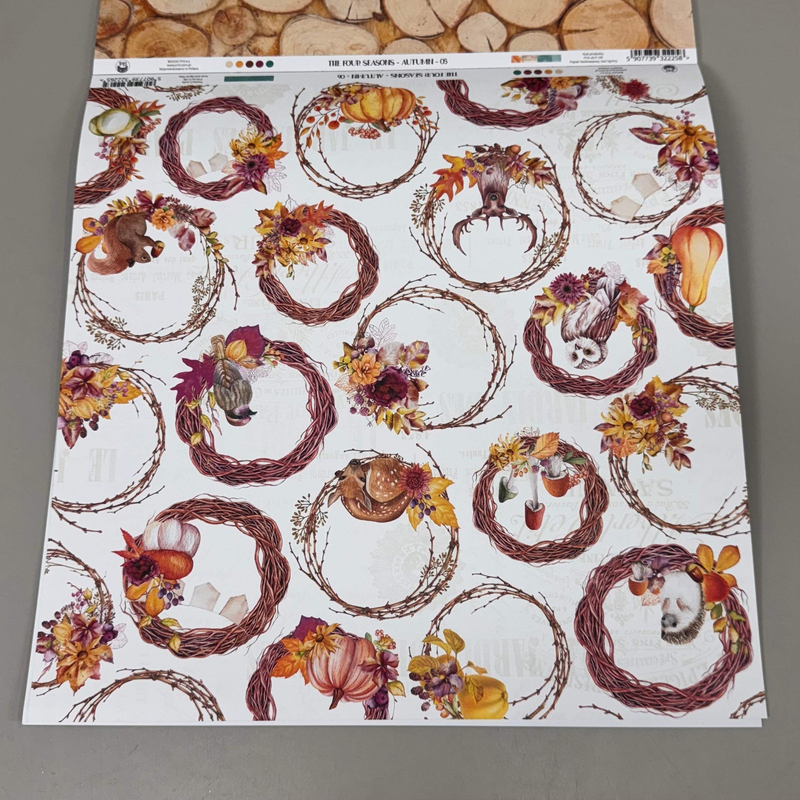 THE FOUR SEASONS (2 Pack) Autumn Collection Paper Pad Stock Paper 12″ x 12″ 6 De