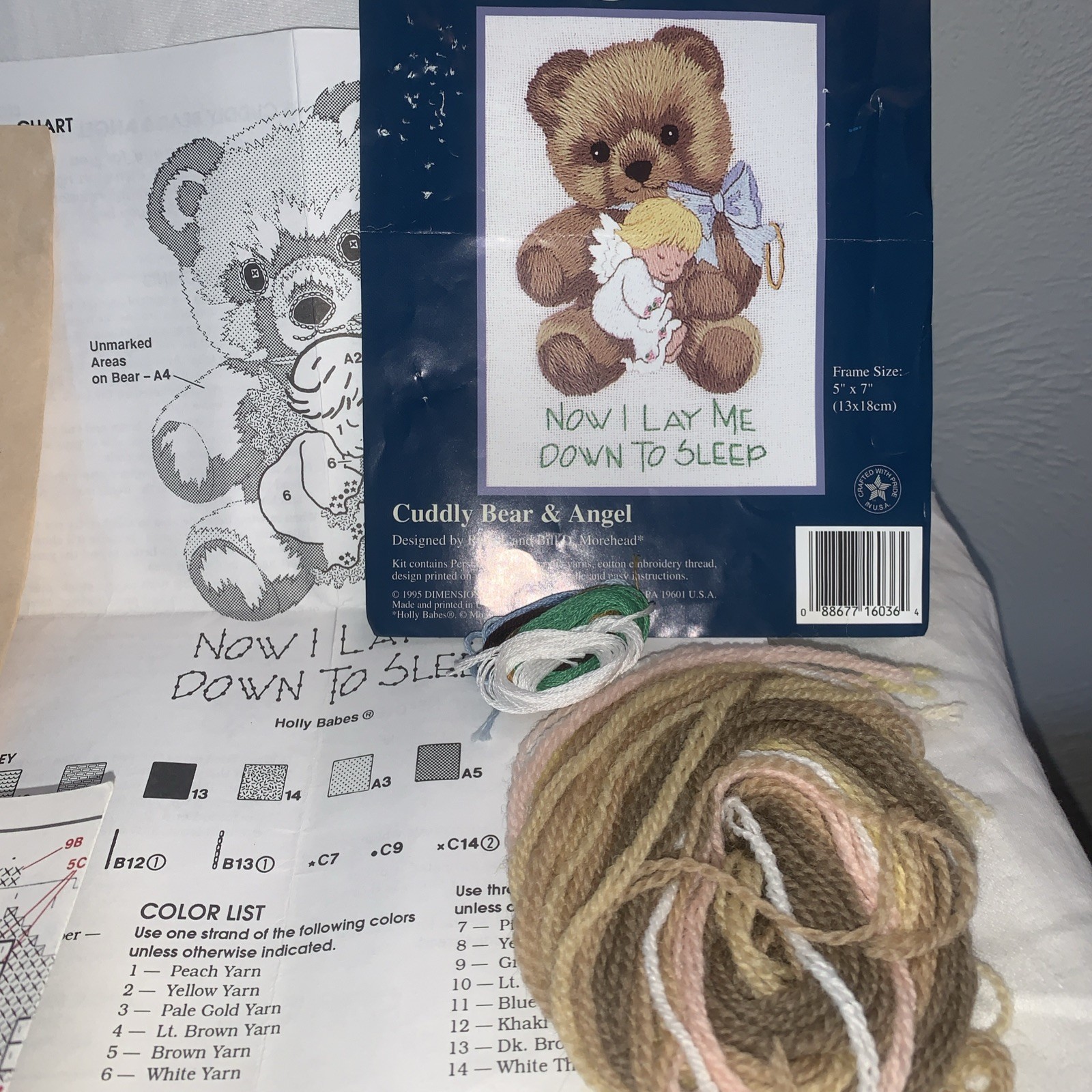 Needlework 3 Kits Patterns Started and Partial Vintage Destash see details