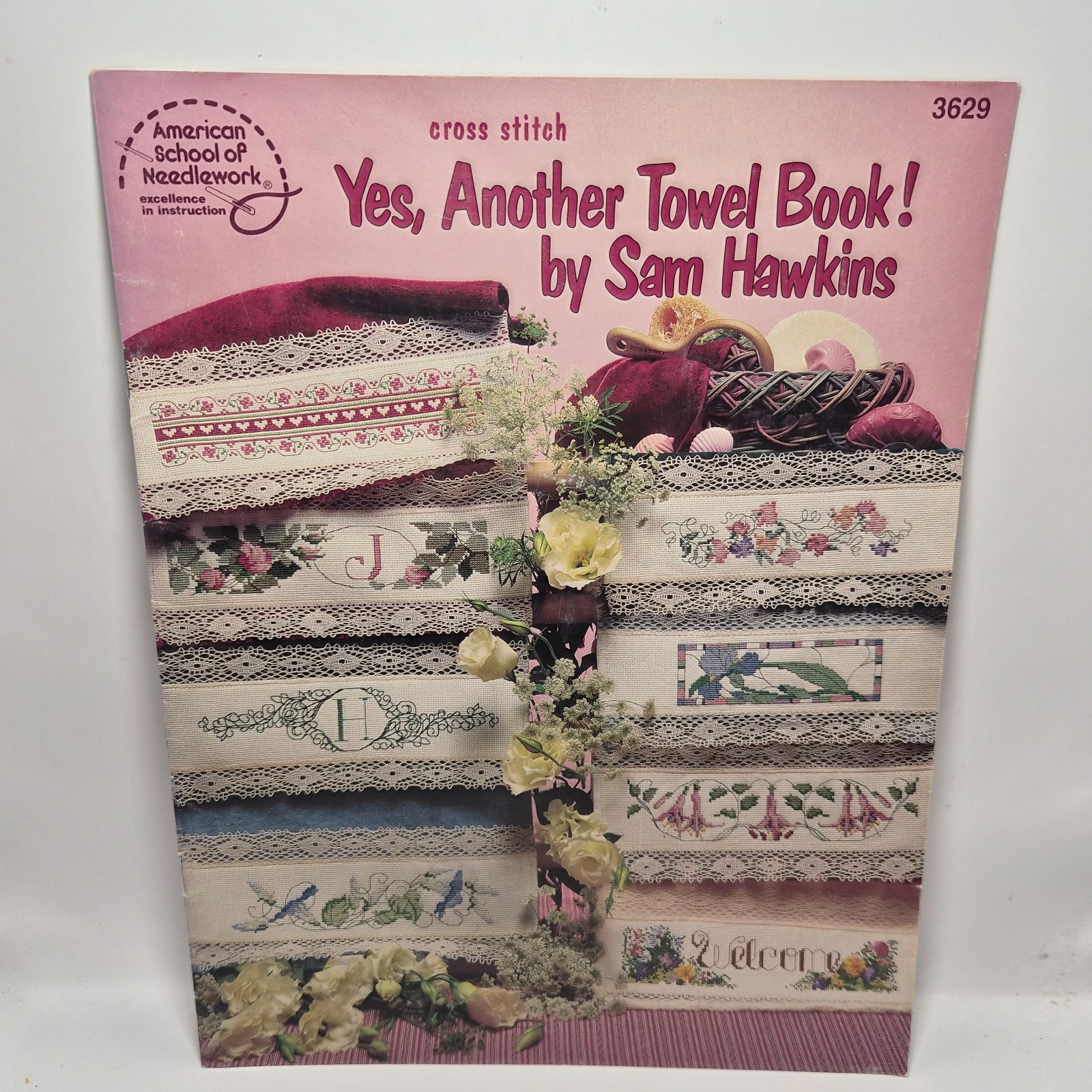 Yes, Another Towel Book! Counted Cross Stitch Booklet by Sam Hawkins