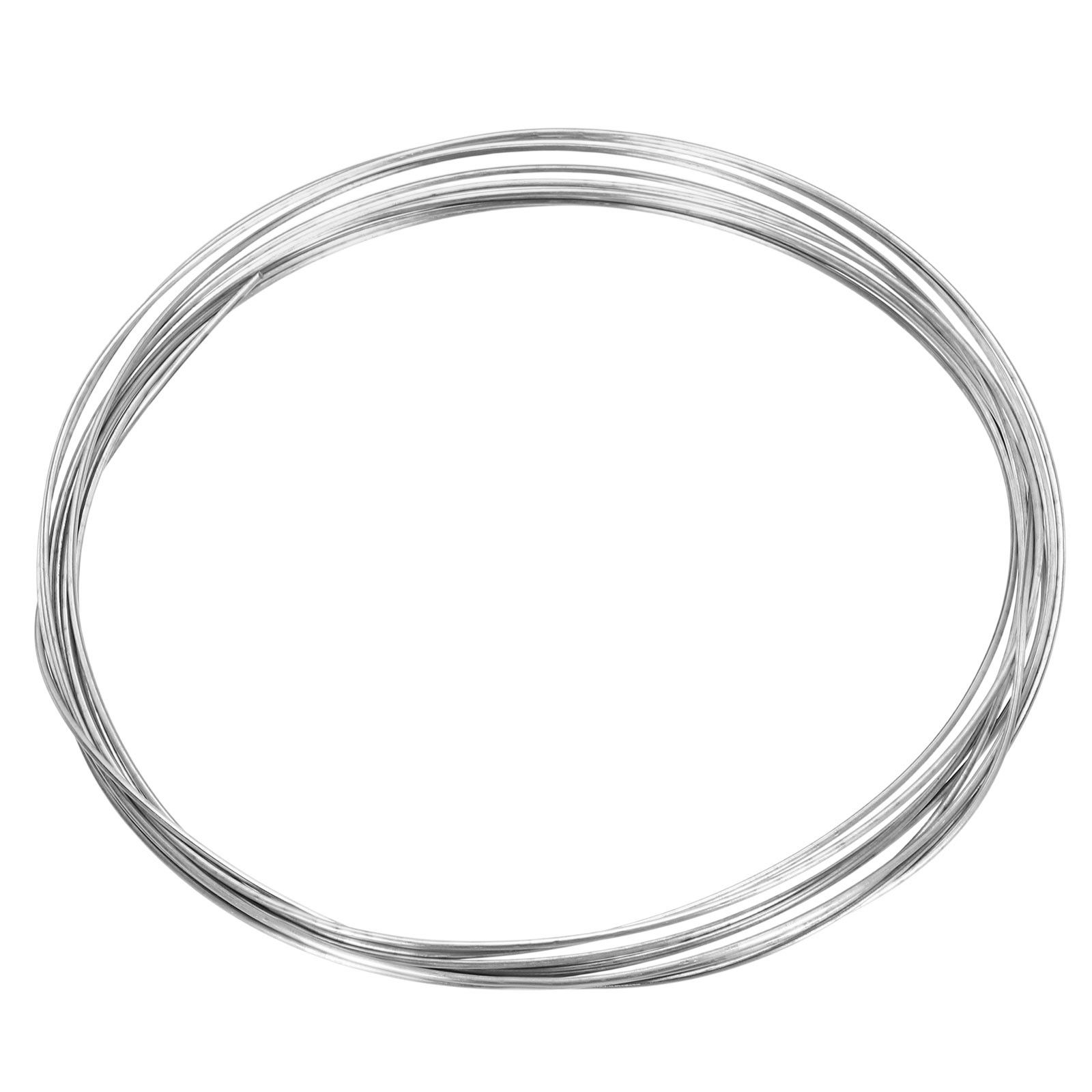 Titanium Wire TA2 13 Feet/4m 15 Gauge 1.5mm Silver | GR2 Pure Titanium Wires