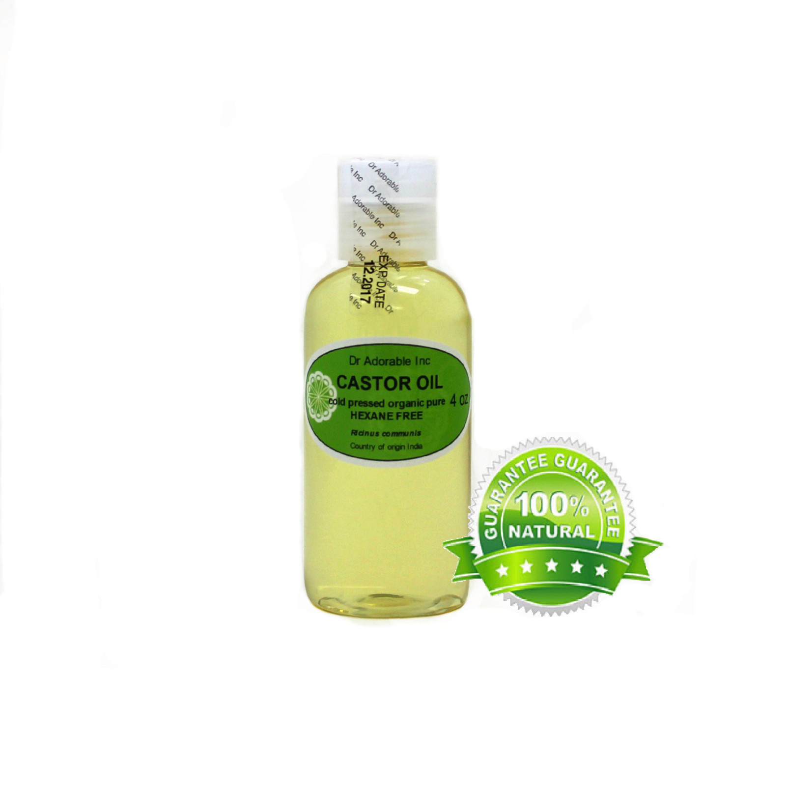 4 oz Castor Oil Pure & Organic Hair Care , Damage Treatment *Free Shipping*