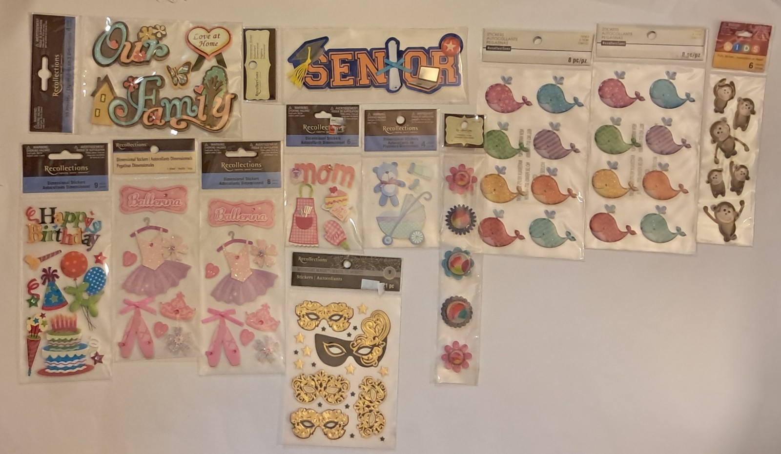63 Brand New Recollection Sticker Packs **PLEASE READ DESCRIPTION**