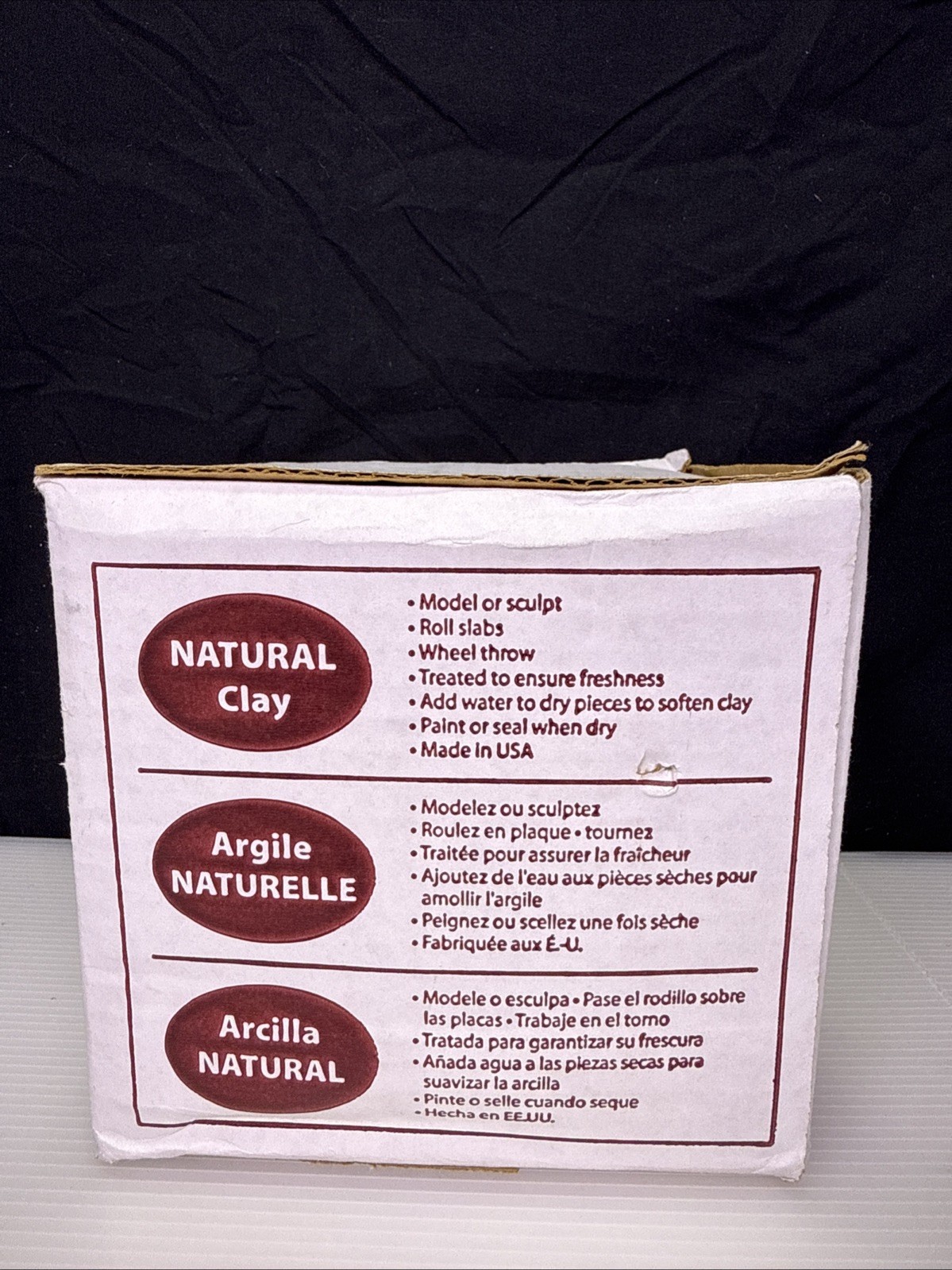 AMACO Air Dry Clay, Gray, 10 lbs, Terra Cotta Made In USA Free Shipping