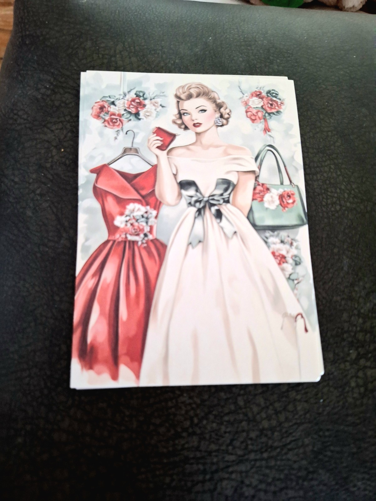 Romantic Dreams Retro Ladies Pack B Fashions 5X4 In Sheets 24 Pages & 48 Sticker