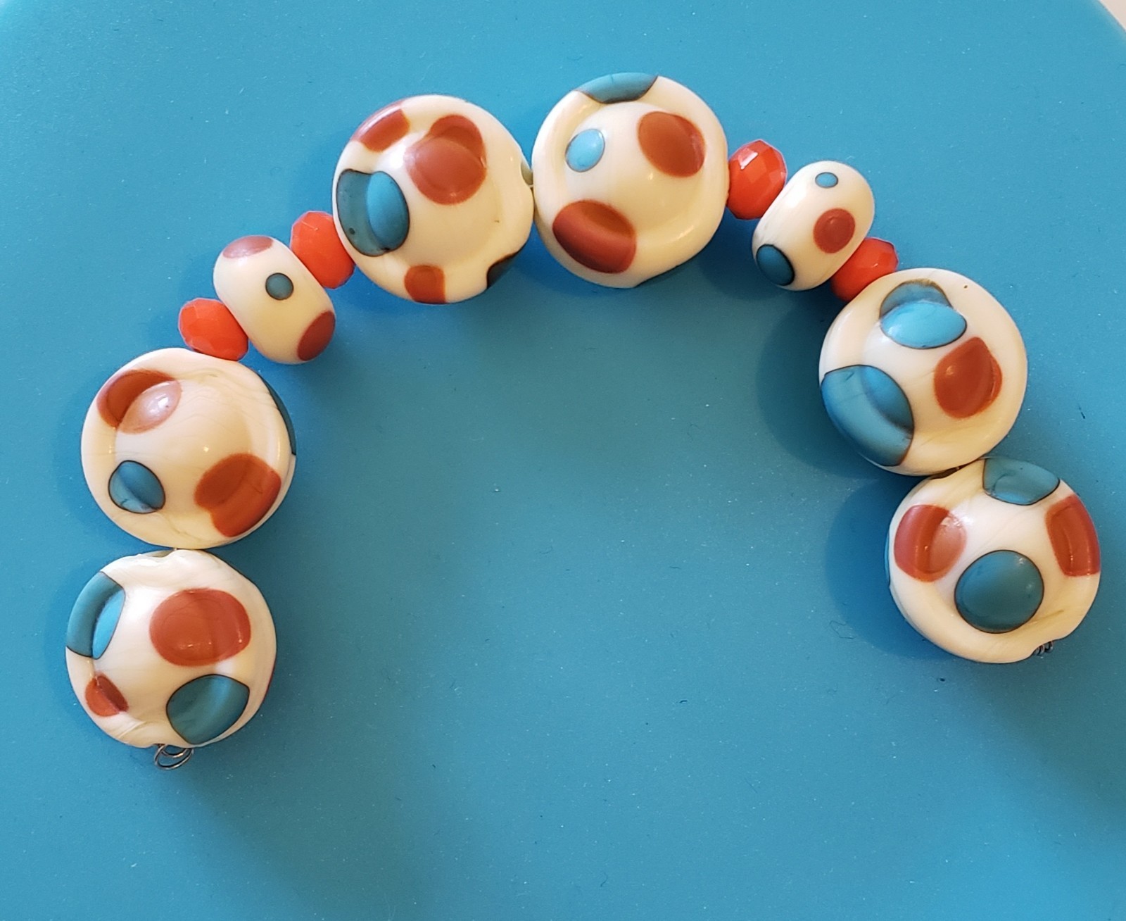 Lampwork Matte Finish Glass Beads (F4)