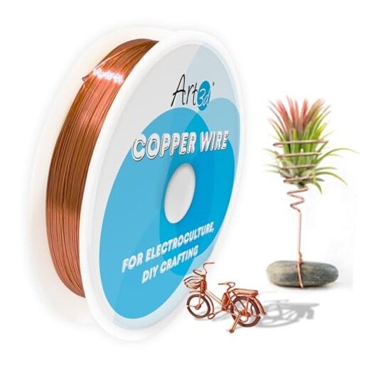 8 Gauge 60 FT 99.9% Pure 18 Gauge / 60 Ft 1 Pure Copper – for Electroculture