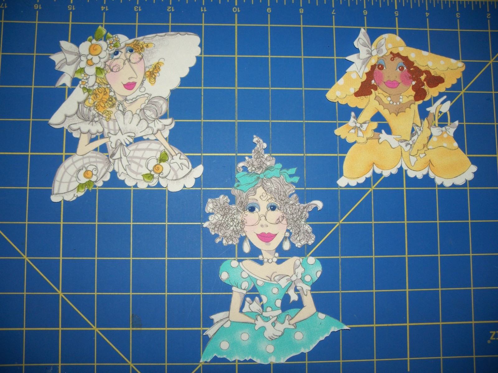 Iron on Appliques – Loralie Harris Belles (5 OPTIONS)