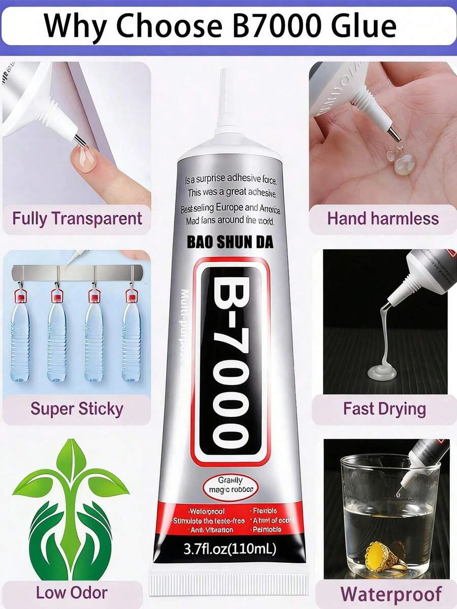 50ml B7000 Multipurpose Glue Waterproof DIY Craft Adhesive