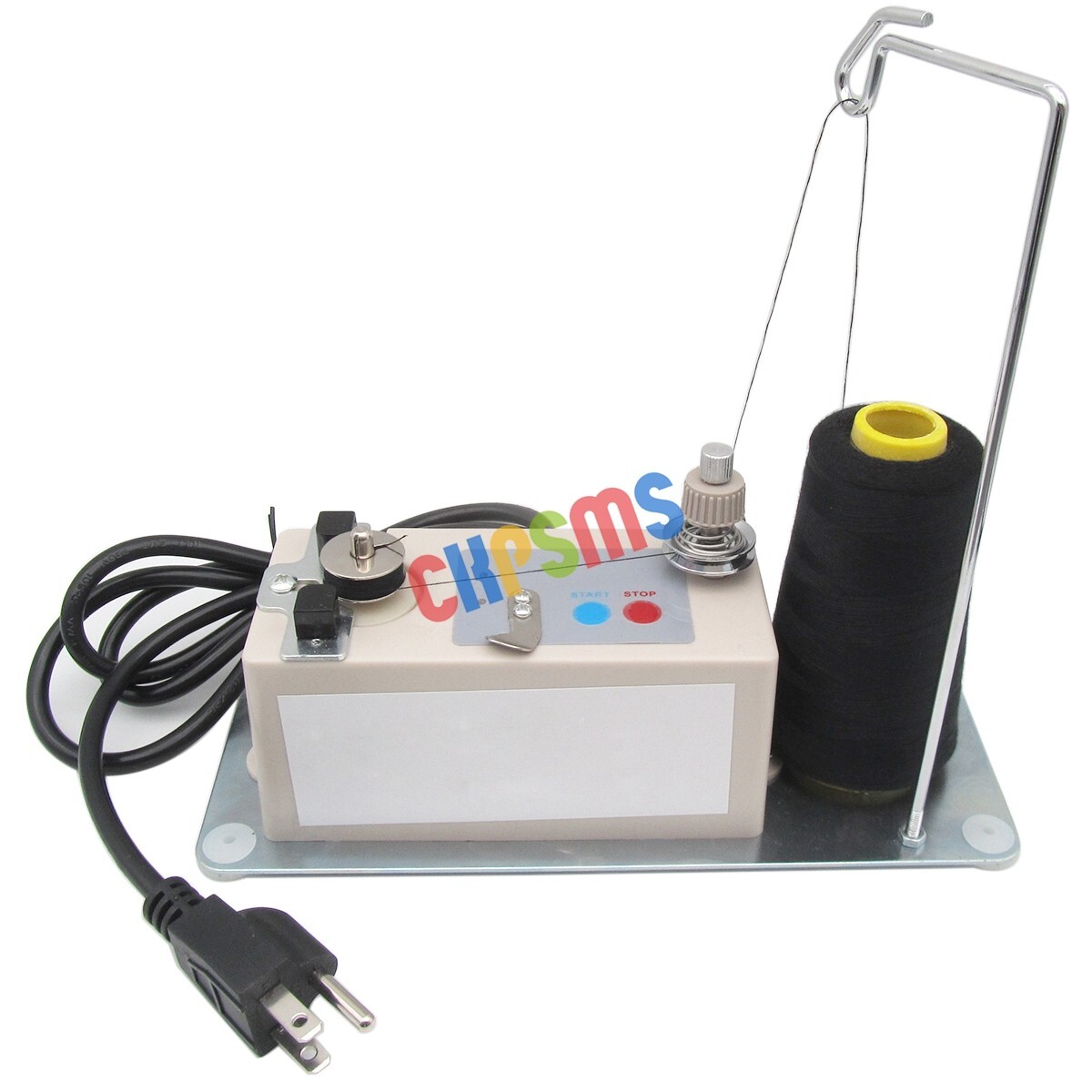 AC 110V Automatic Bobbin Winder General FOR 1/4″(6mm) Center Hole Sewing Bobbins