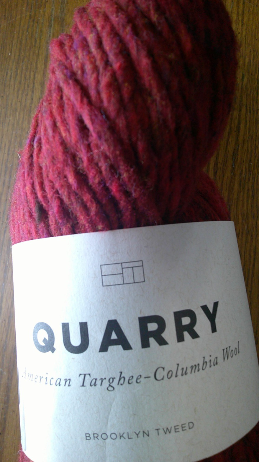 Brooklyn Tweed QUARRY Yarn American Targhee Columbia Wool Chunky Garnet