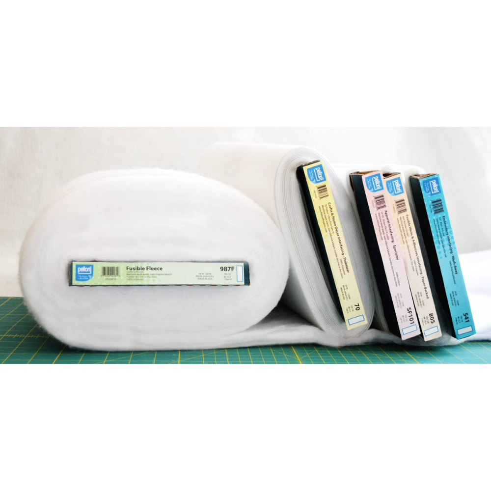 Pellon 70 Peltex Sew-in Fabric Stabilizer, White, Ultra Firm 20″ x 10 Yard Bolt
