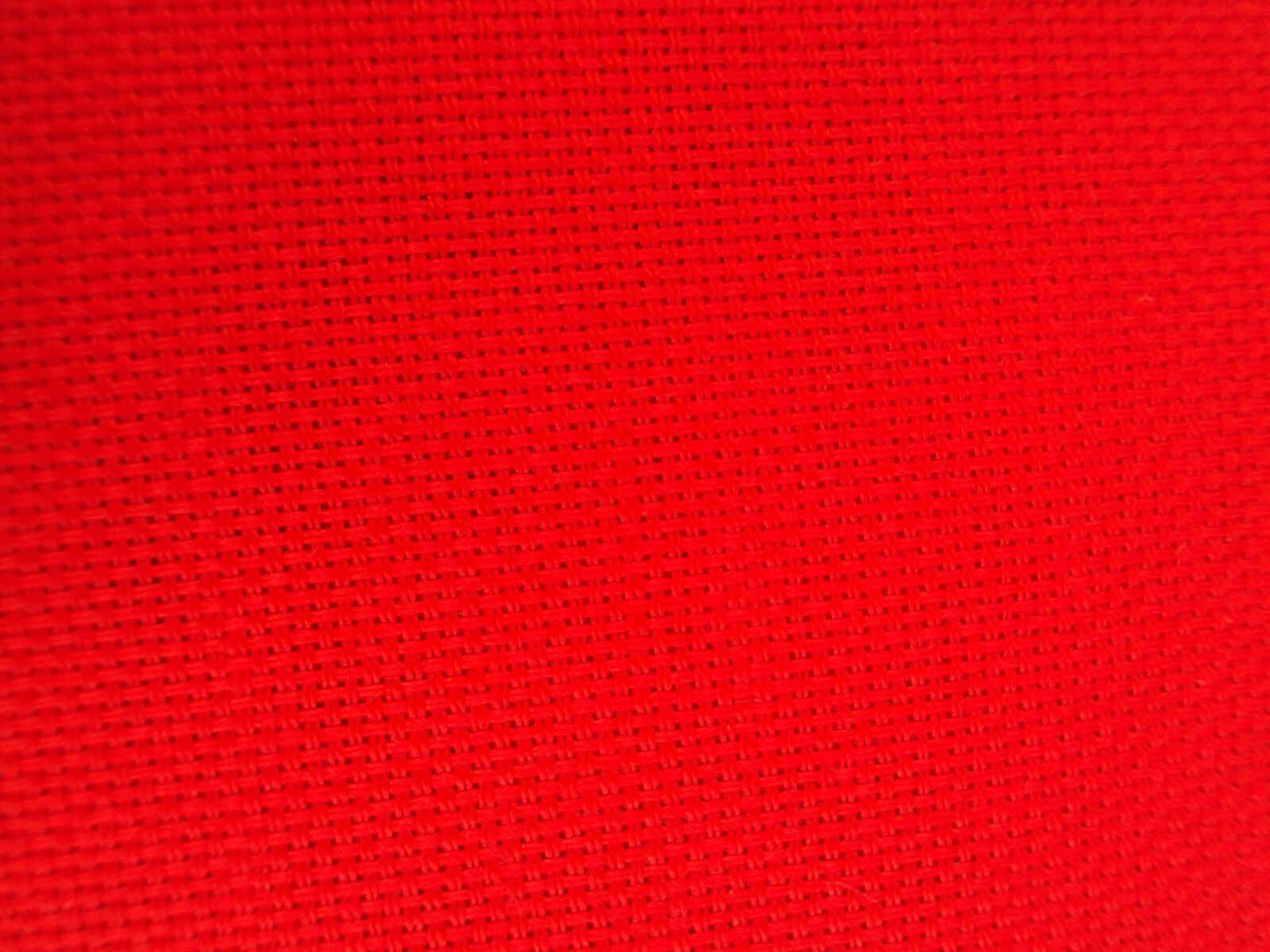 Cross Stitch Fabric Hardanger 11 1/2″ x 18 Red 18 Count 100% Cotton New