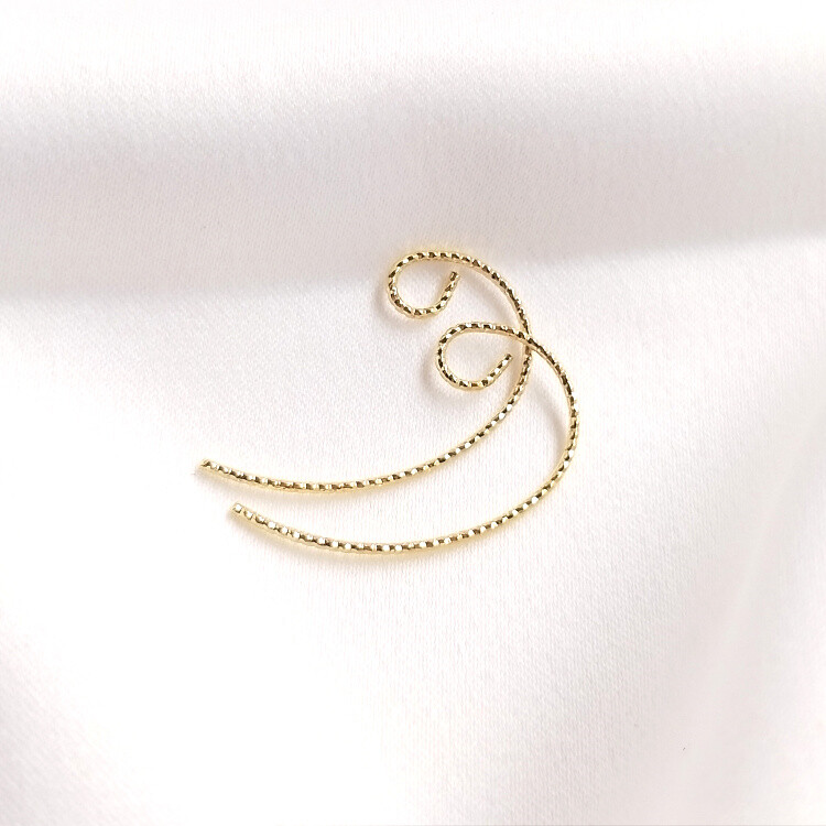 20pcs Gold Plated Earring Hook,Brass Ear Wire,French Ear Hook Ear Wire,Fish Hook