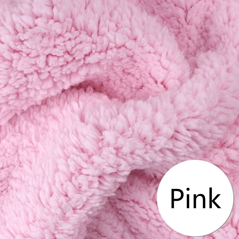 DIY Faux Sherpa Fleece Fabric Thermal Blanket Coat Jacket Lining Thick Material