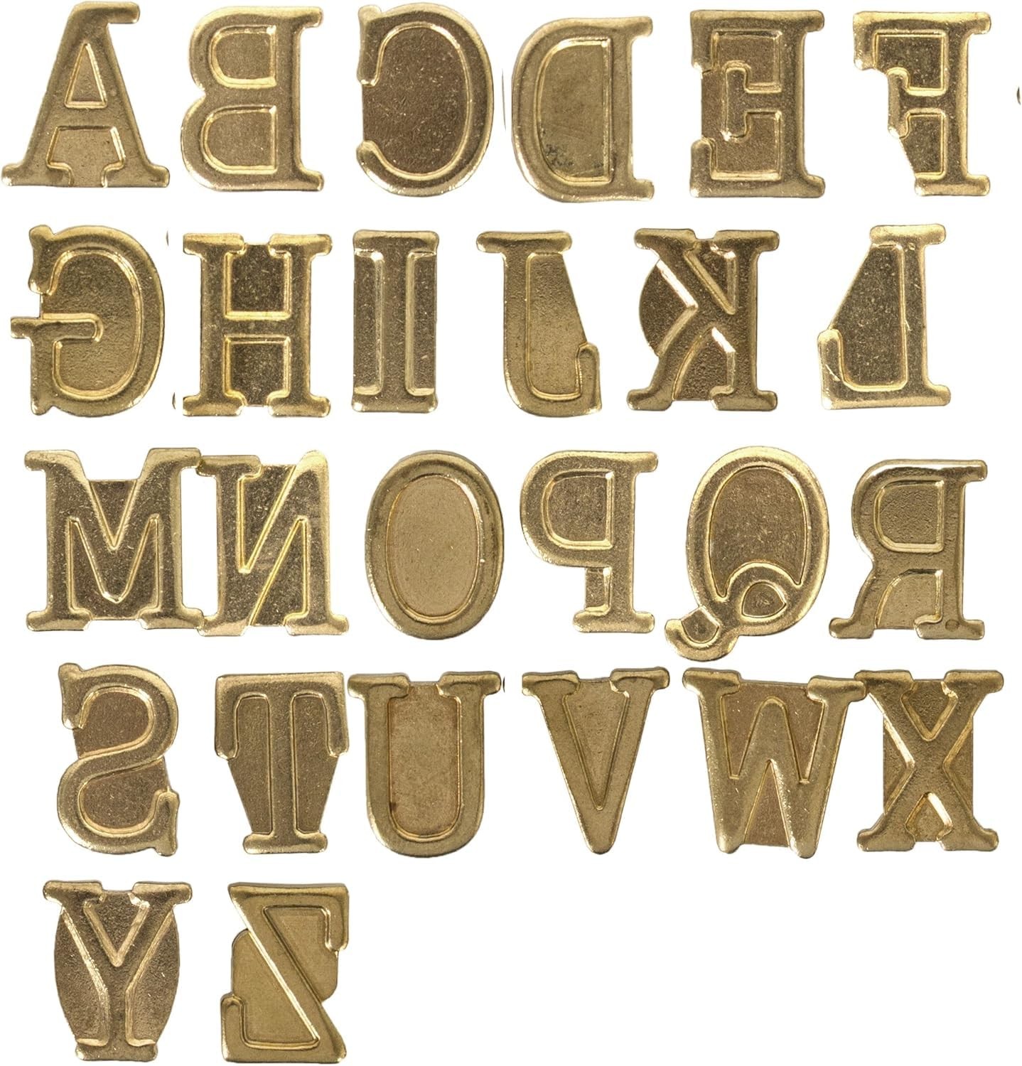 Wood Burning Letters TipsUppercase Alphabet HotStamps Set for Branding and P