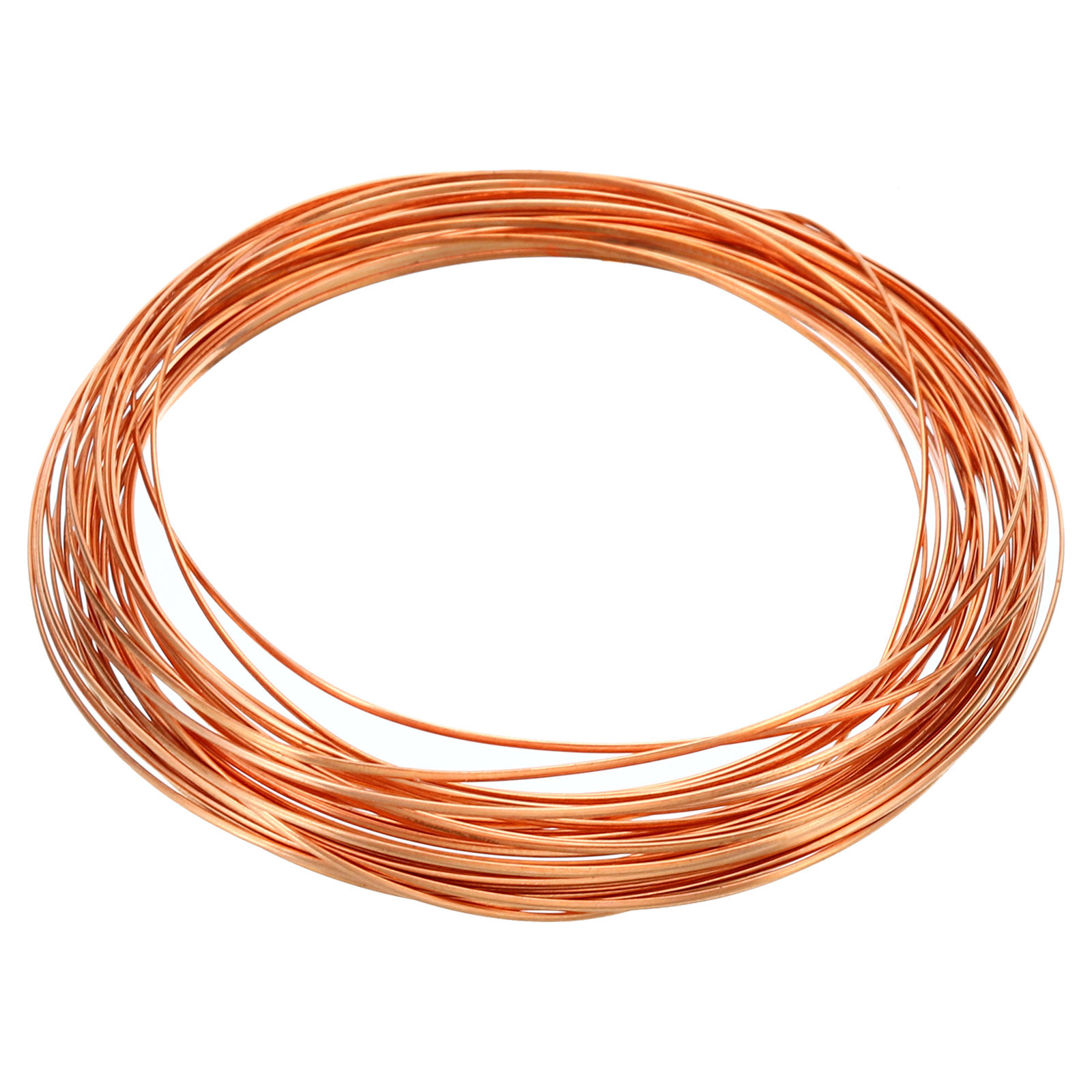 Half Hard Copper Wire, 20Gauge/0.8*0.4mm Diameter 6m Half Round Craft Wire