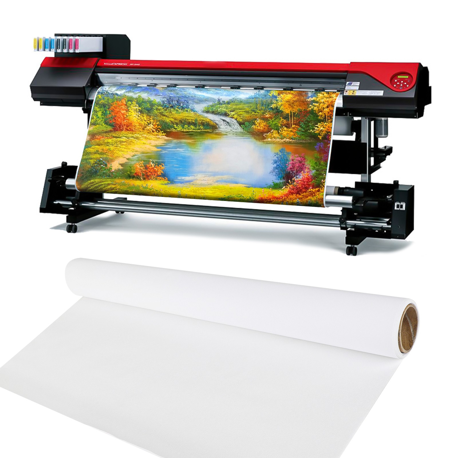 24″x100′ Premium Polyester Matte Canvas Roll for HP Epson Canon Inkjet Printer