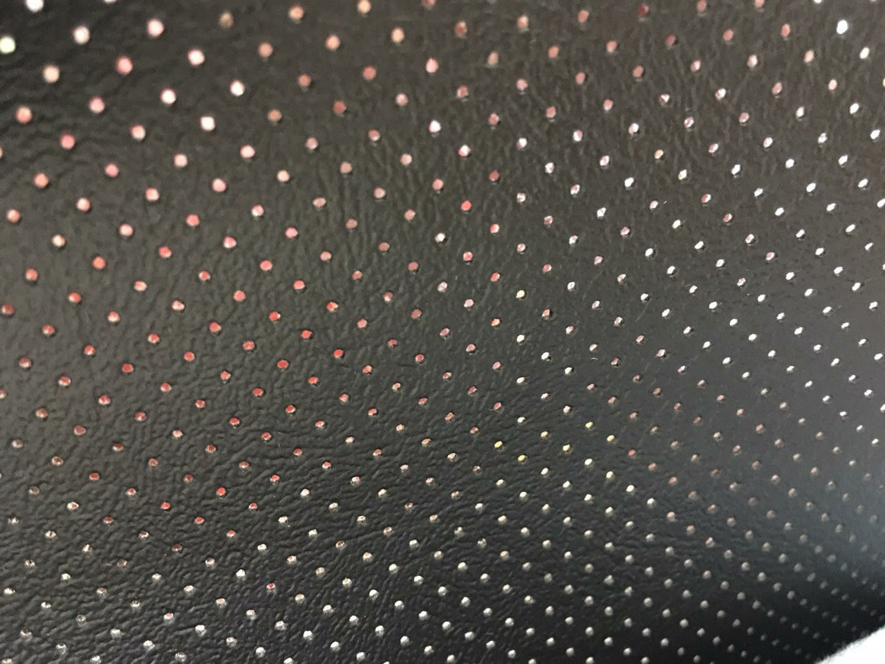 Upholstery Vinyl Perforated Marine Faux Leather Waterproof Black 54 ROLLED