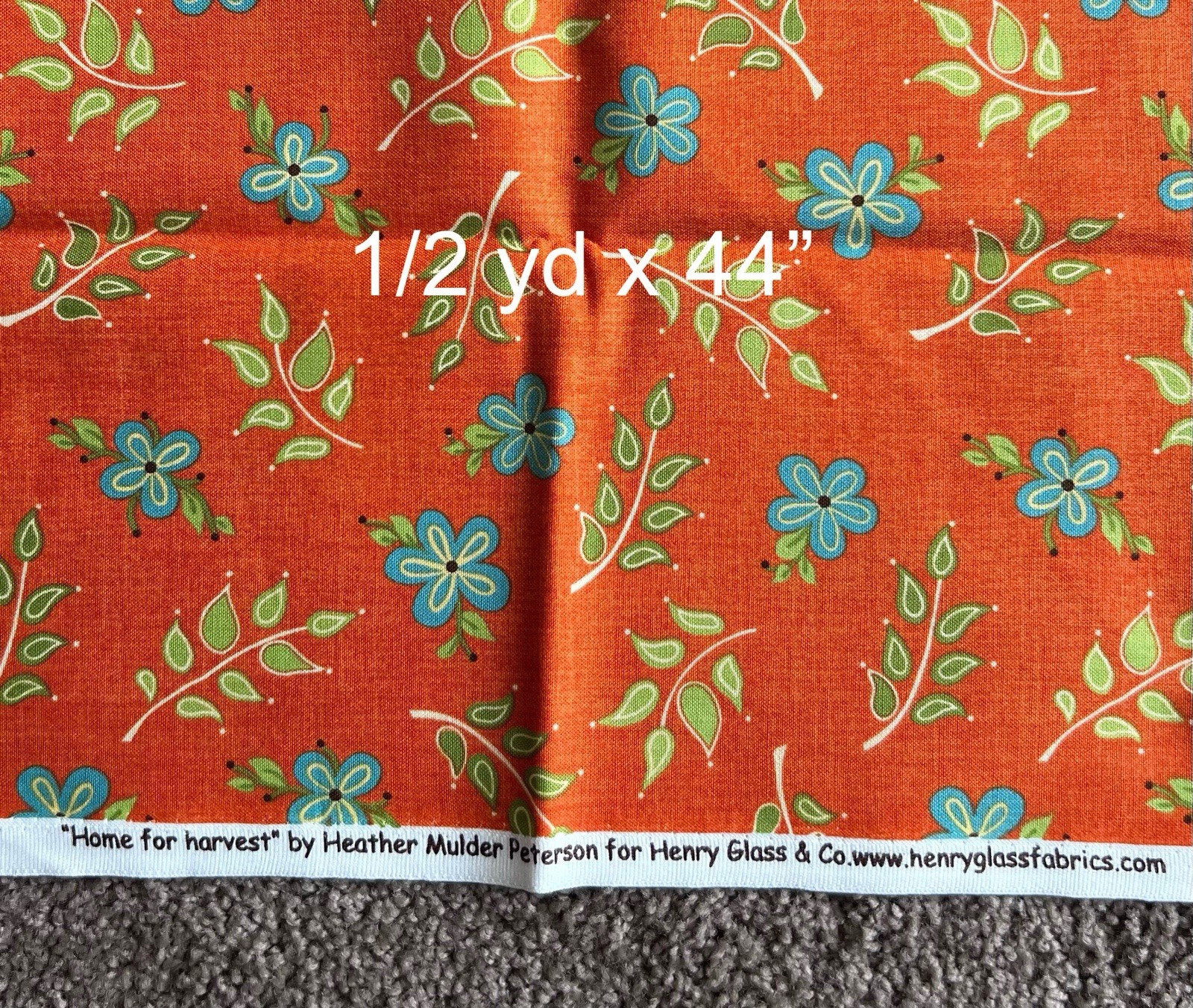 3-1/2 Yd Lot Coordinating Cotton Quilt Fabric Moda + Henry Glass & Company