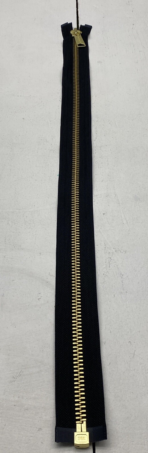 QTY 1 – Carhartt Zipper Brass Black 24.5″ Replacement Zipper New
