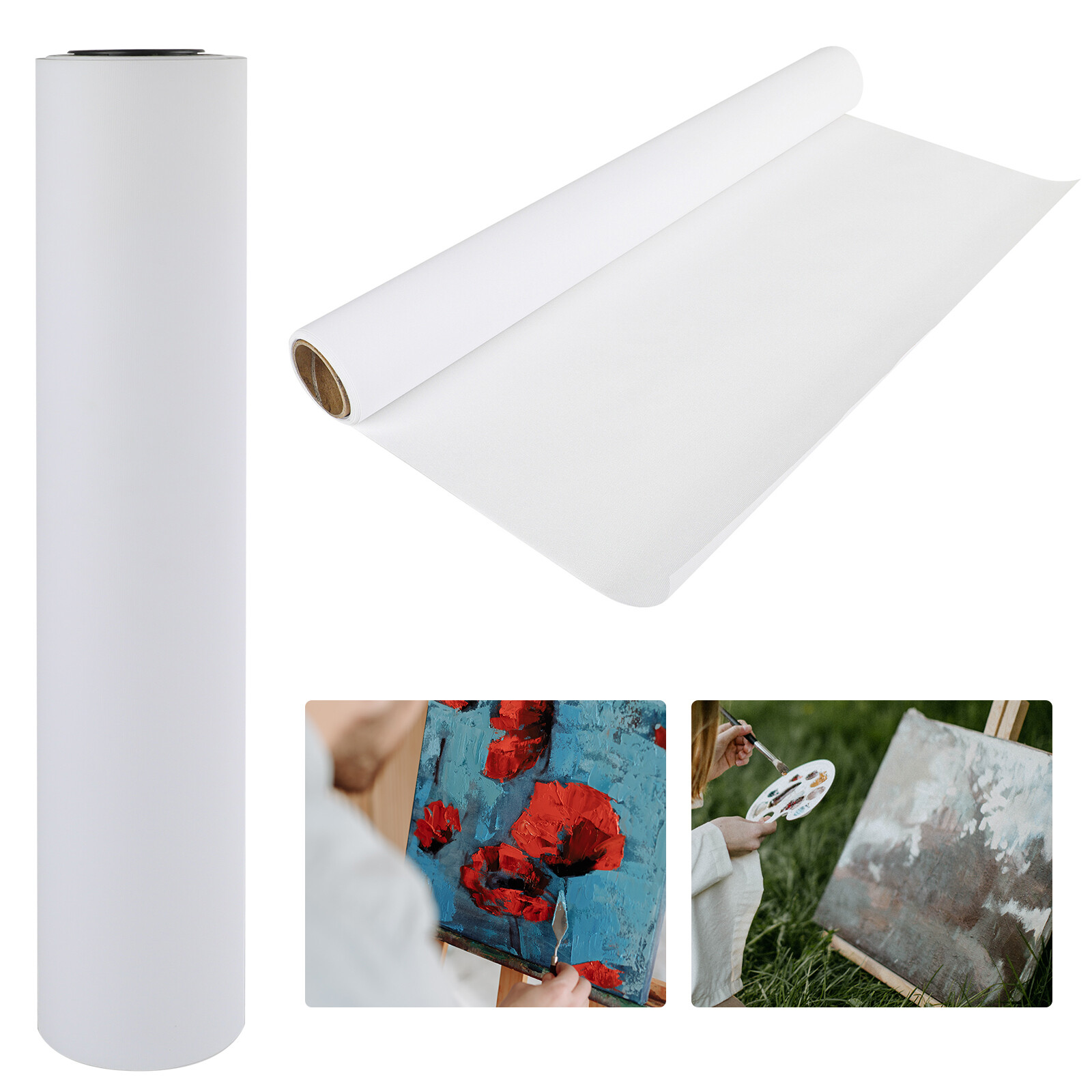 Professional Polyester Canvas Roll Wide Format for Any Inkjet Printer 36″x100′