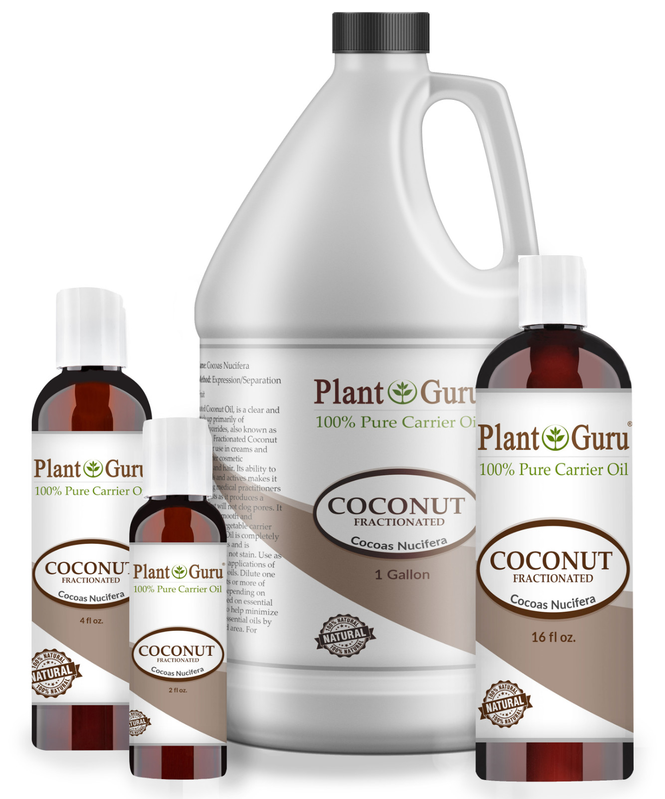 Fractionated Coconut Oil 100% Pure Carrier For Essential Oils Skin Hair Massage