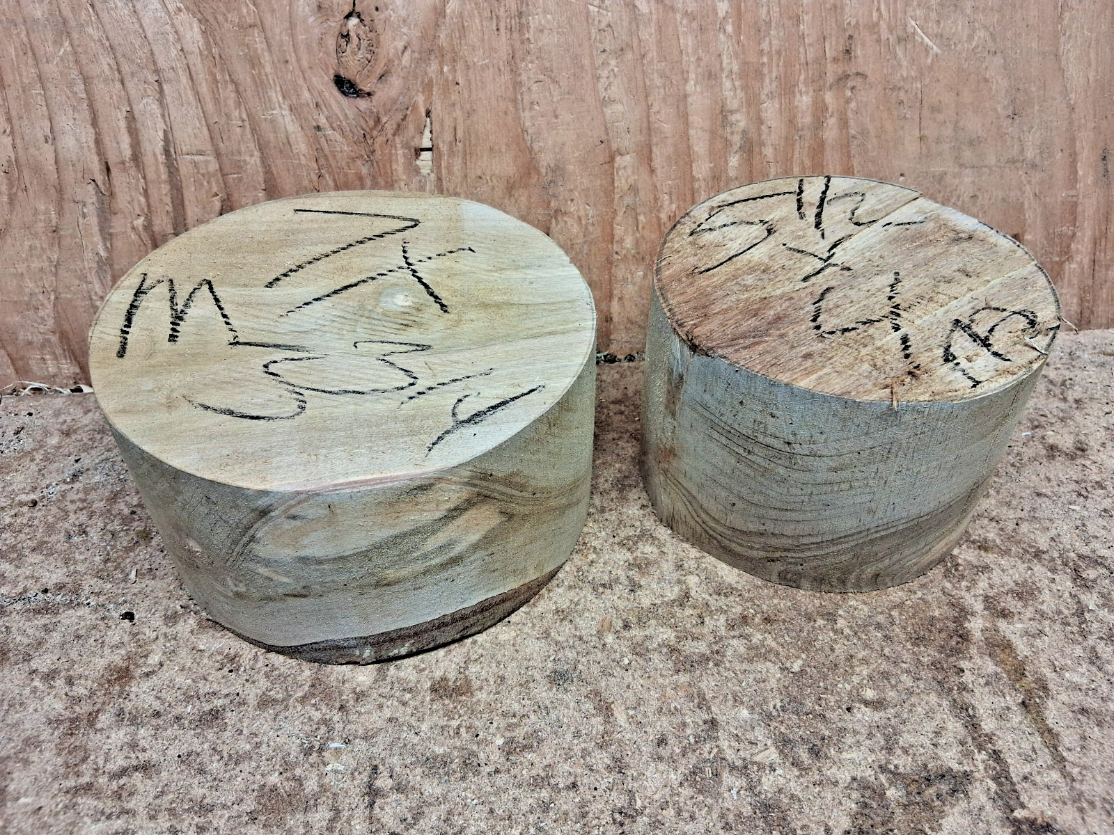 Maple Wood Turning Bowl Blanks Deep 2 pc
