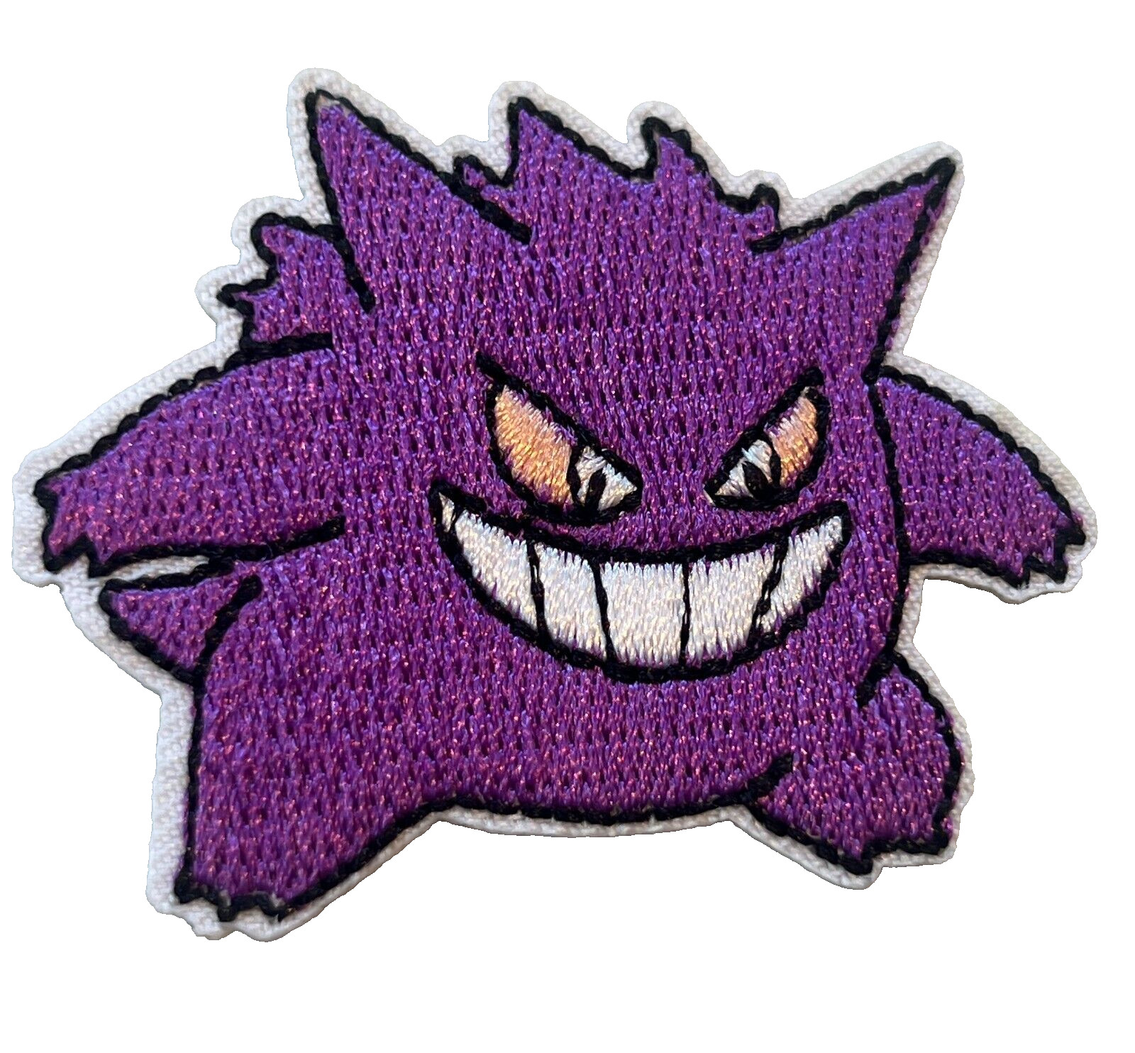 Pokemon GENGAR – Embroidered Iron-On/Sew Patch