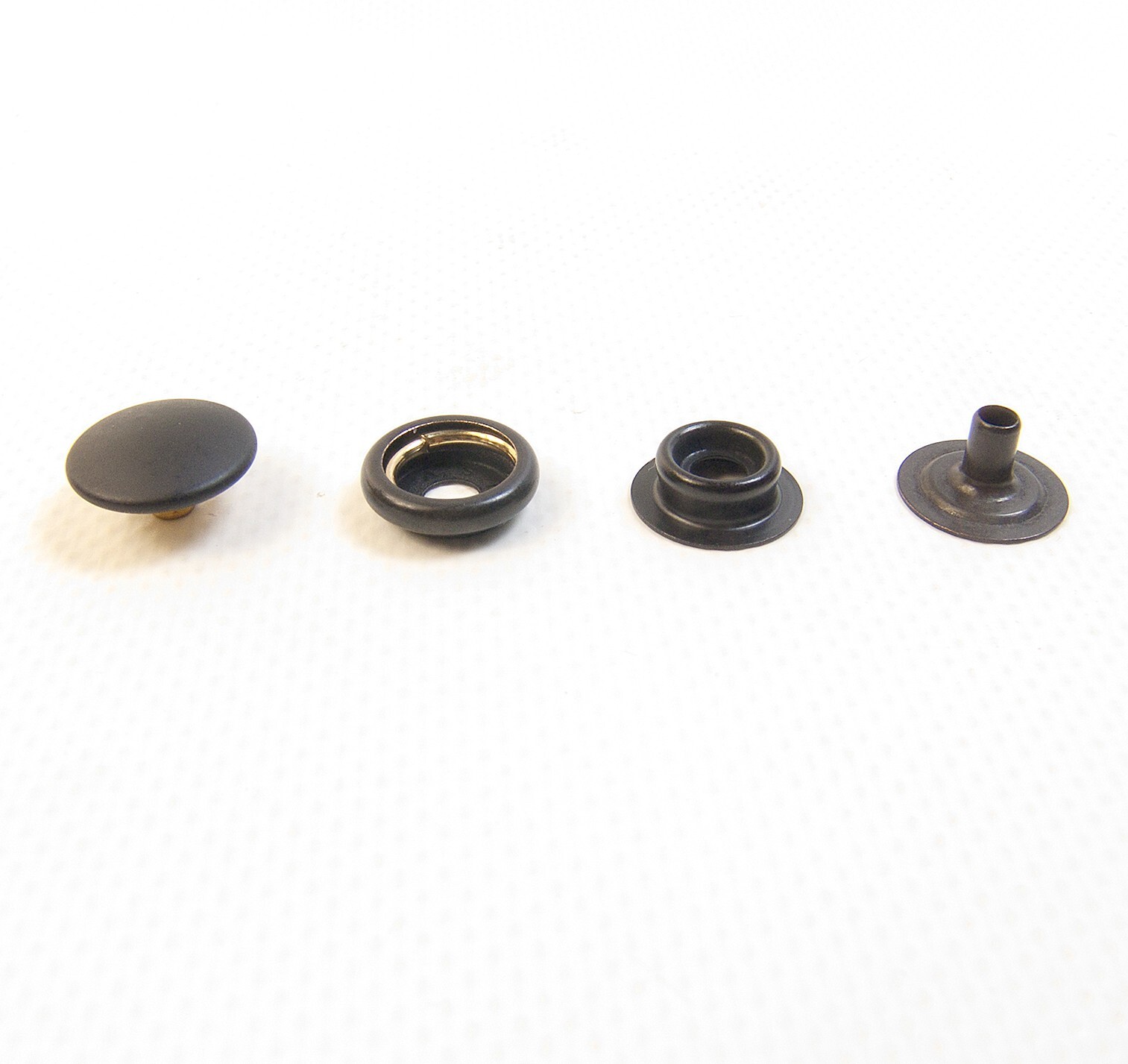 Snaps, Military Black Oxide, Line 24 Standard Sized Snaps