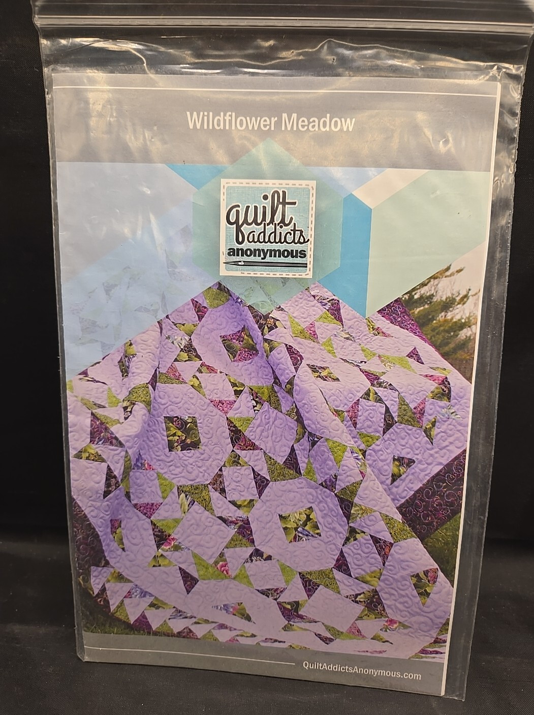 wildflower meadow quilt pattern by Quilt Addicts anonymous