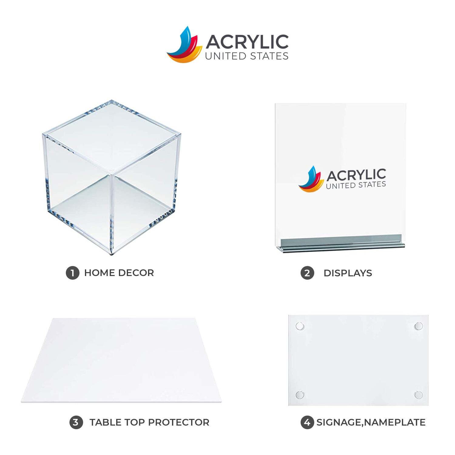 1/8″ Gray Tinted Transparent #2064 Acrylic Sheet