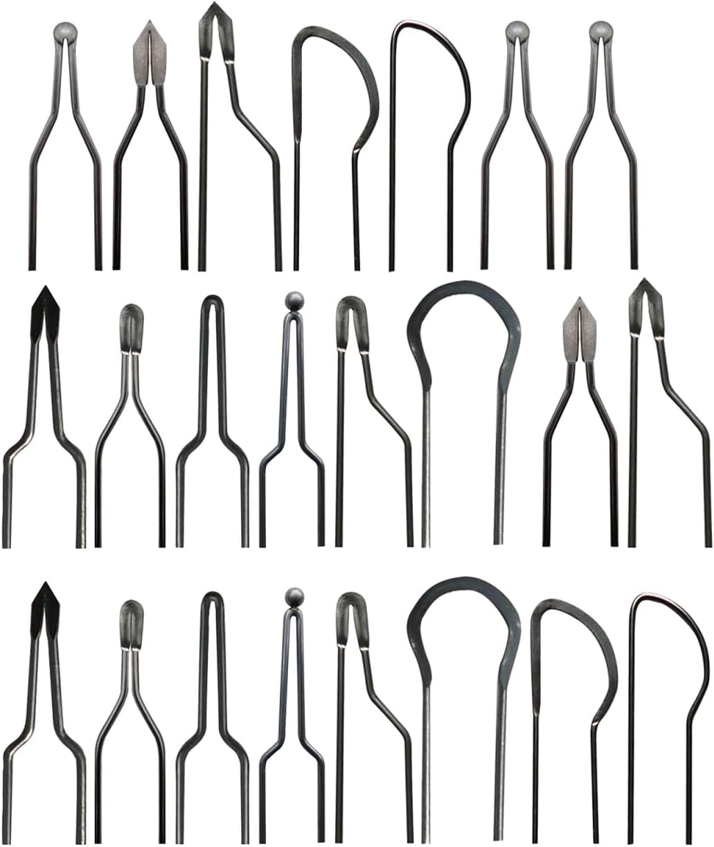 69 PCS Professional Silver Pyrography Replacement Wire Tips Wood Burning Kit