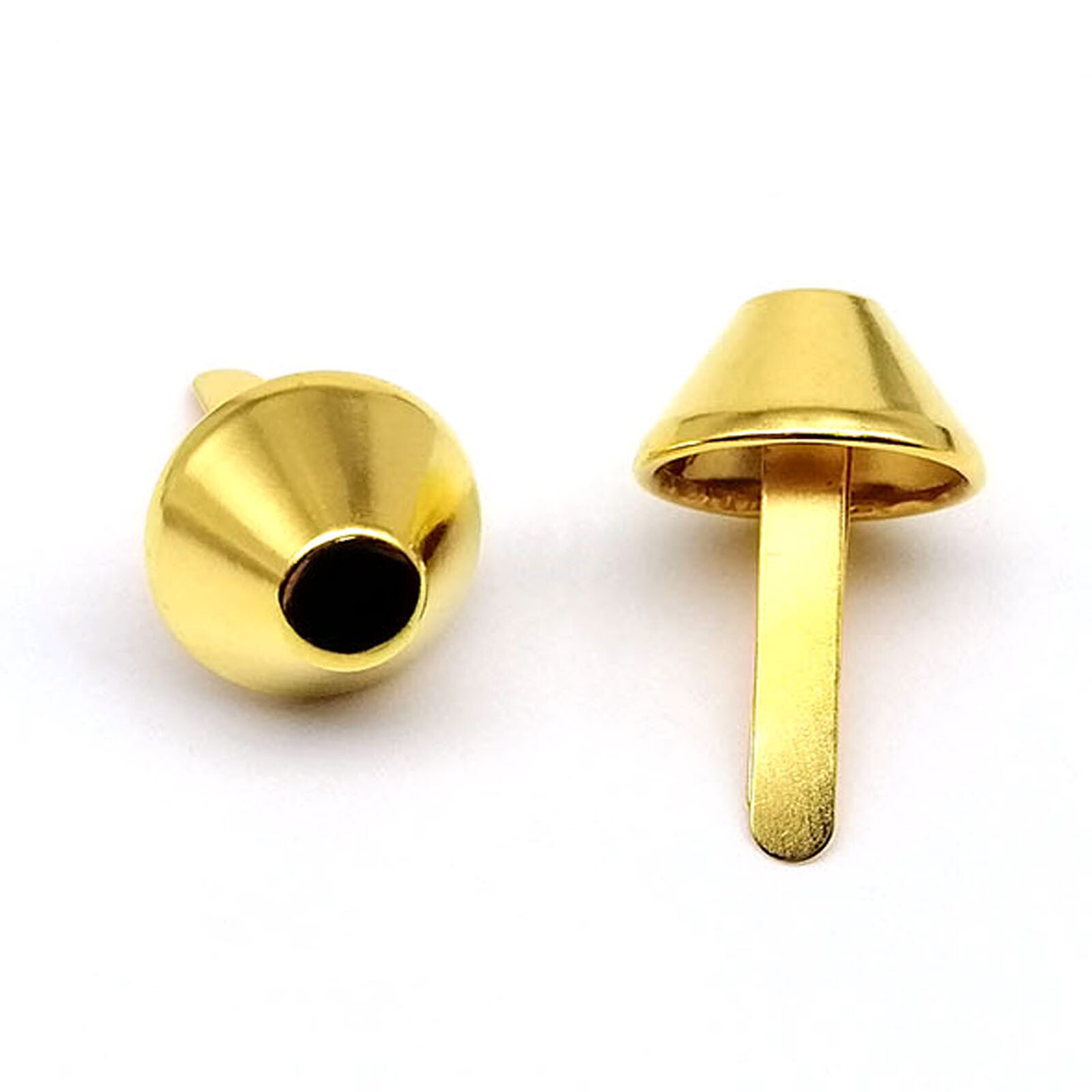 50pcs 8-15mm Two Leg Feet Rivet Stud Nail for Leather Bag Handbag Bottom Protect