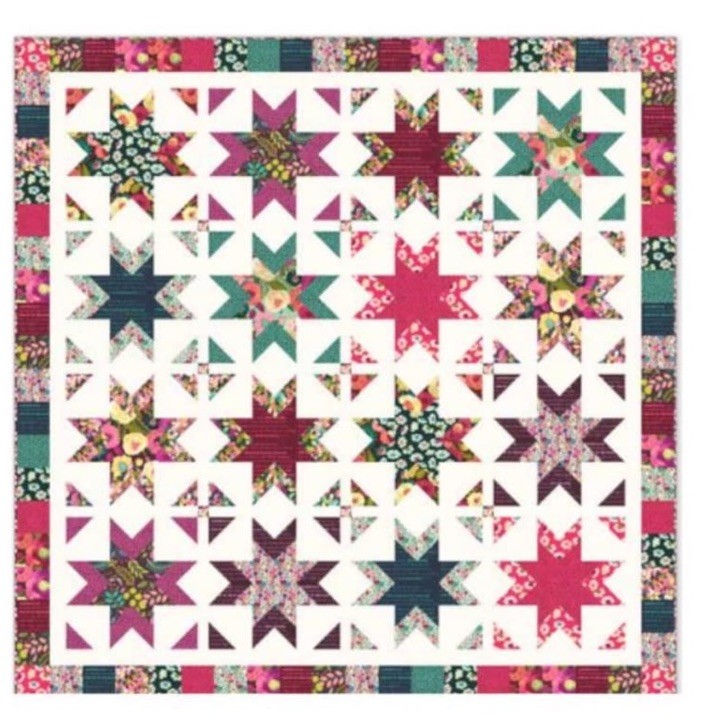 NIP Fragrant Fields Lila Tueller Riley Blake Designs 2 X 1Yd Cotton