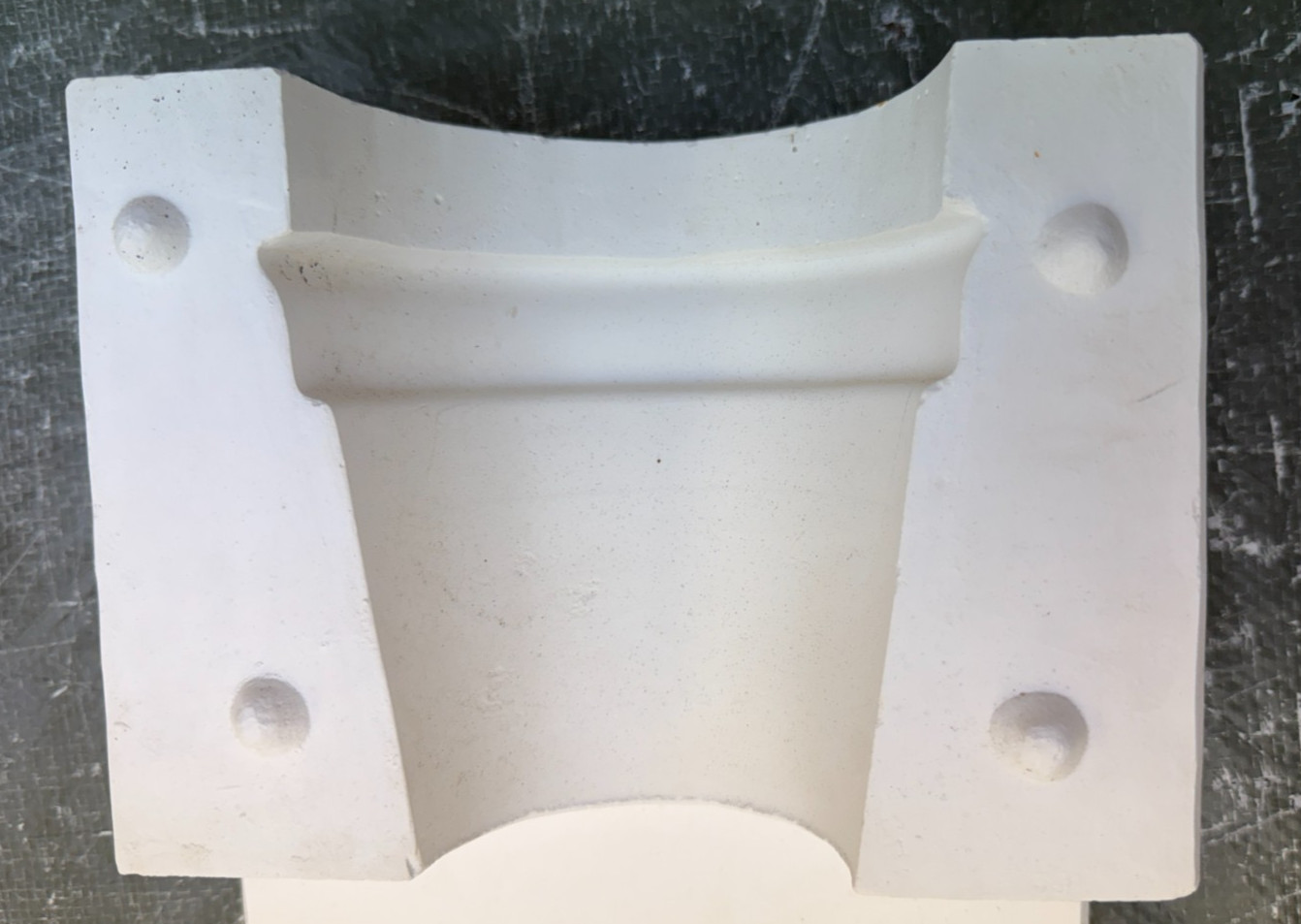 VINTAGE NO BRAND NAME CERAMIC MOLD #25 FLOWER POT