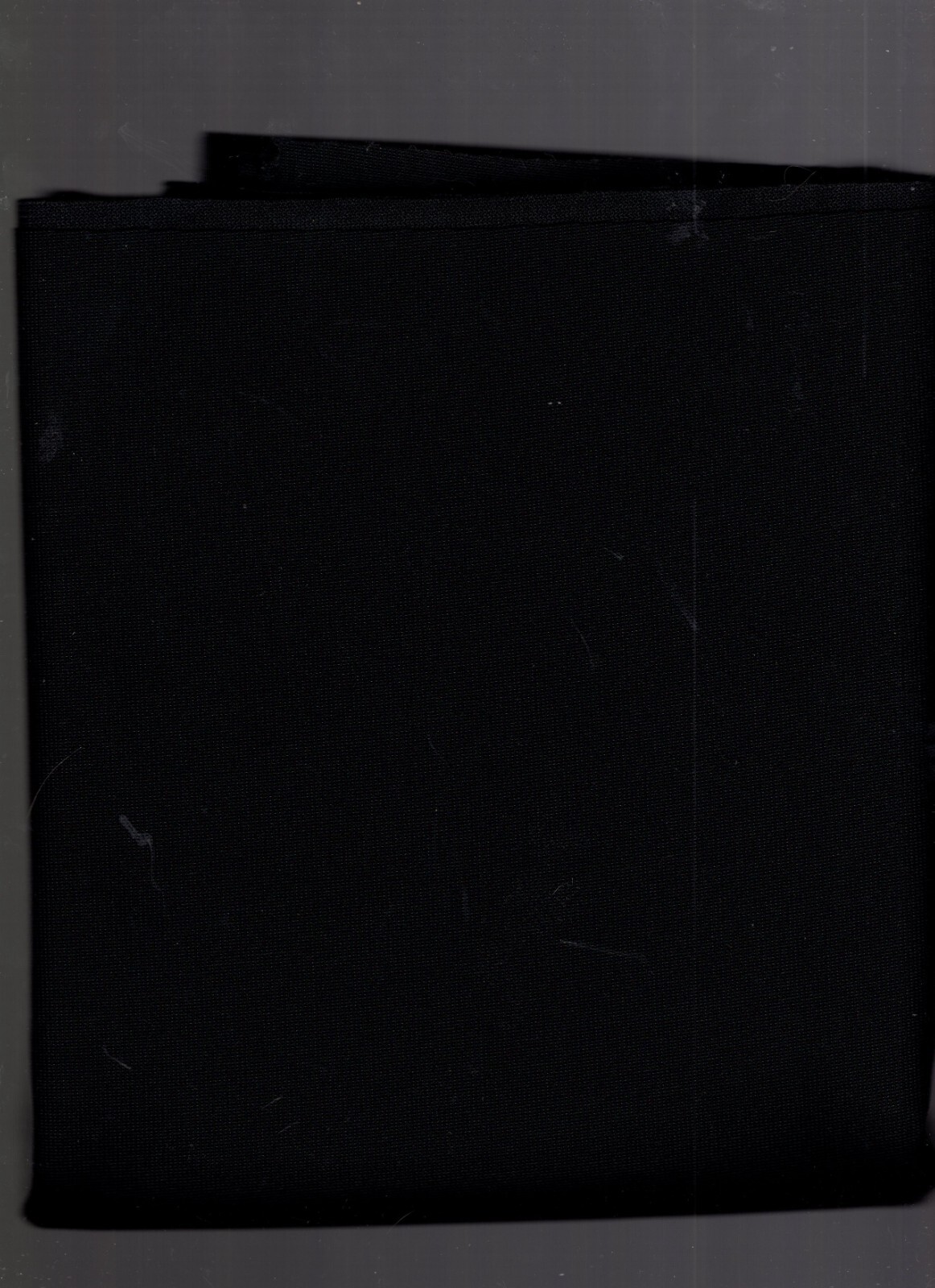 1 yard doubleknit no stretch 100% polyester 60″ wide fabric black