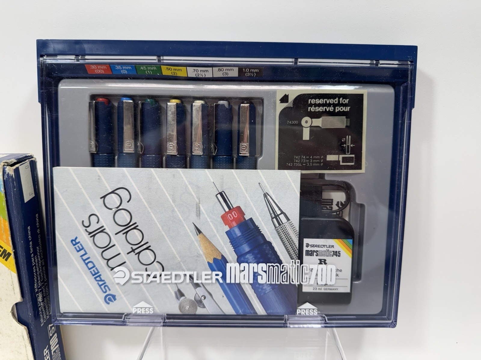 Staedtler Marsmatic 700 S7 7 Pen Set With Ink In Box