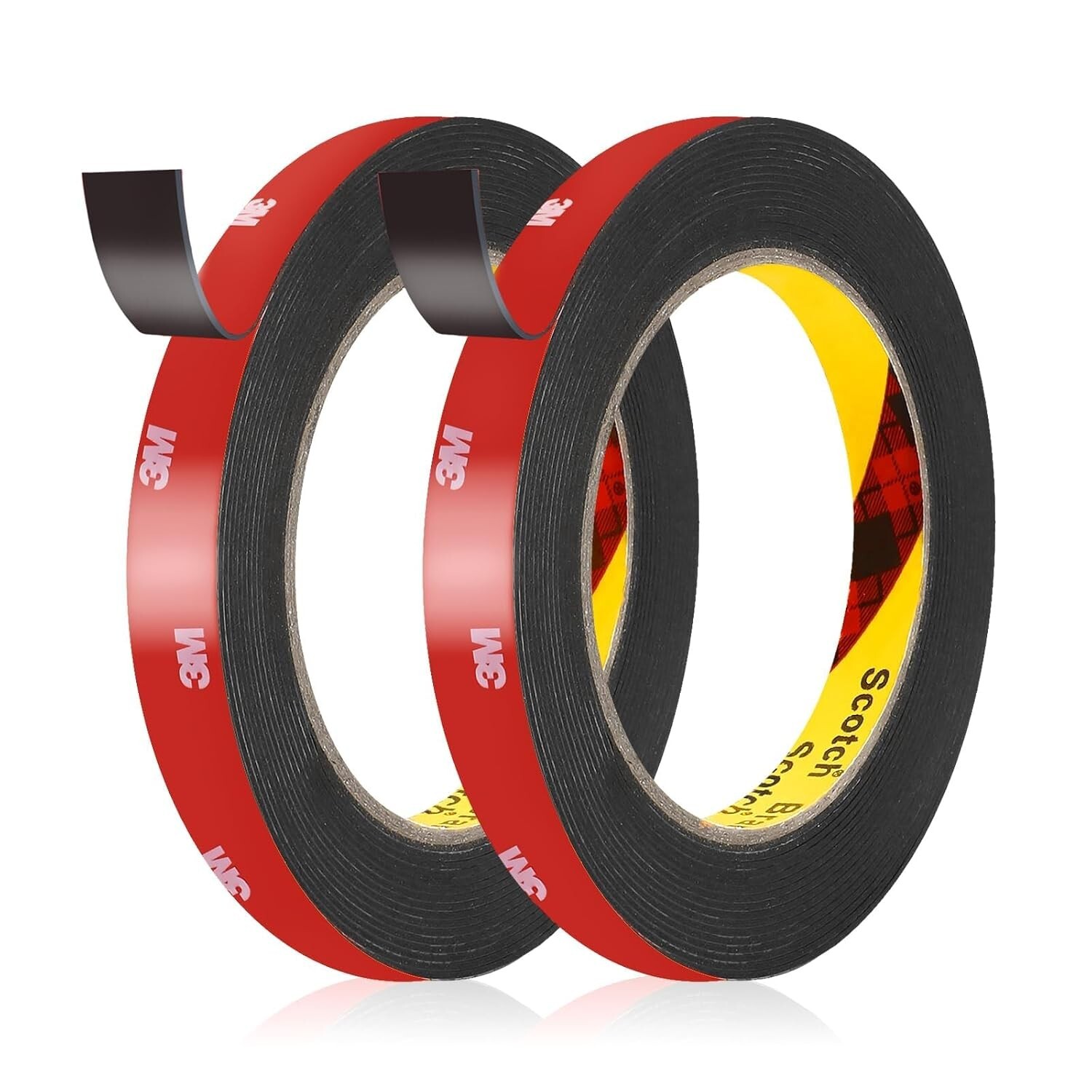 1/2 Roll Double Sided Tape Heavy Duty 0.5IN X 16.5FT Two Sided Mounting Tape Wat
