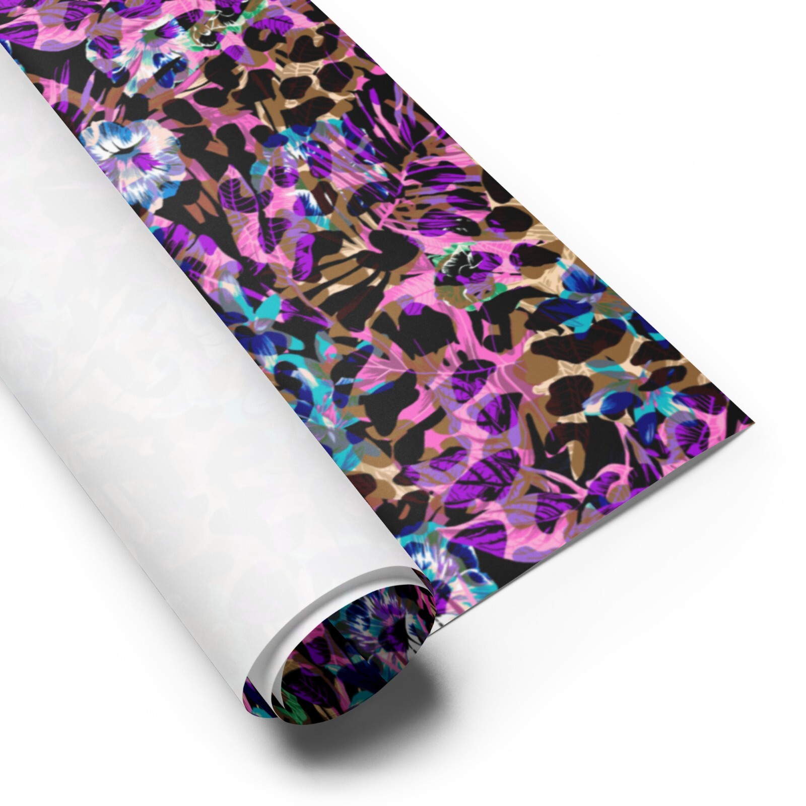 Printed Vinyl, Purple Leopard Print Patterned HTV & Adhesive Vinyl Sticker Decal